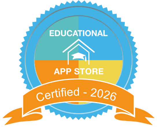 Educational App Store Certified 2026 seal